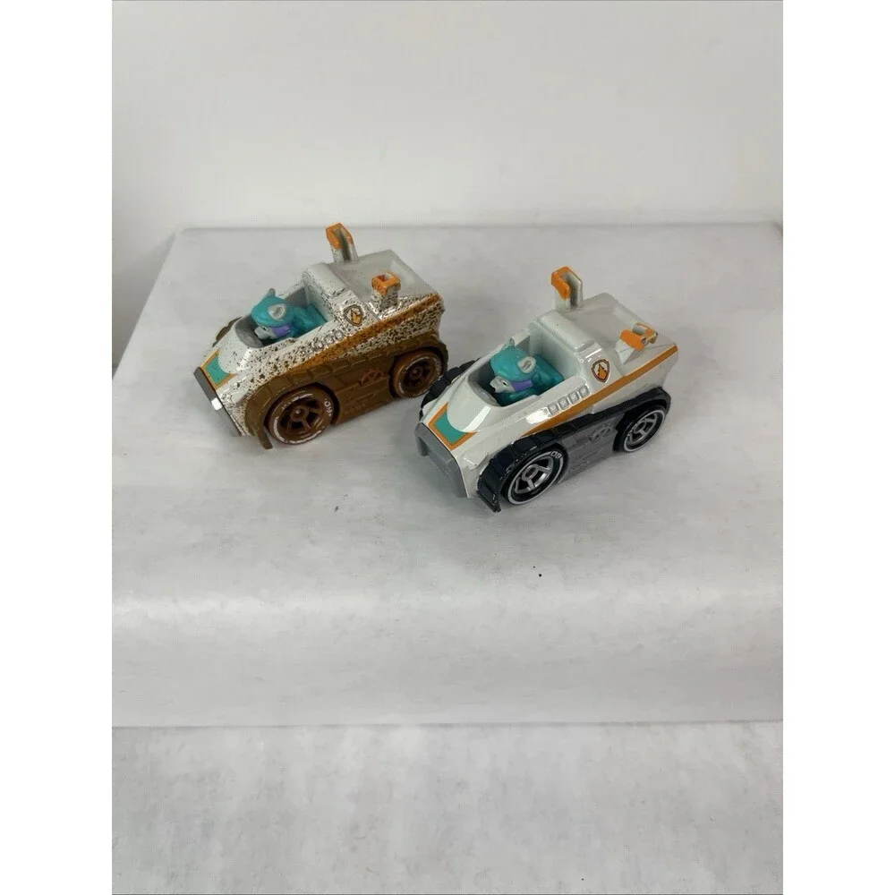 Paw Patrol Vehicle Lot Of 9 Chase Marshall Rocky Zuma Everest Rubble Skye
